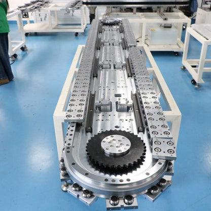 Low-friction, long-life linear guides, circular guide conveyor lines, and continuous operation automated production lines.