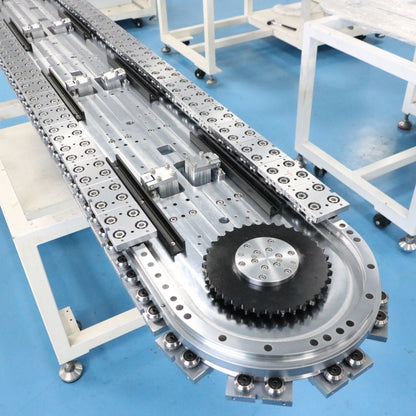Low-friction, long-life linear guides, circular guide conveyor lines, and continuous operation automated production lines.