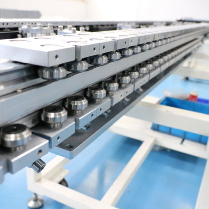 Low-friction, long-life linear guides, circular guide conveyor lines, and continuous operation automated production lines.
