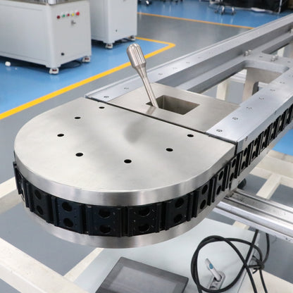 High-temperature resistant and anti-aging linear guide rails, circular guide rail conveyor lines, kitchenware parts processing conveyor lines