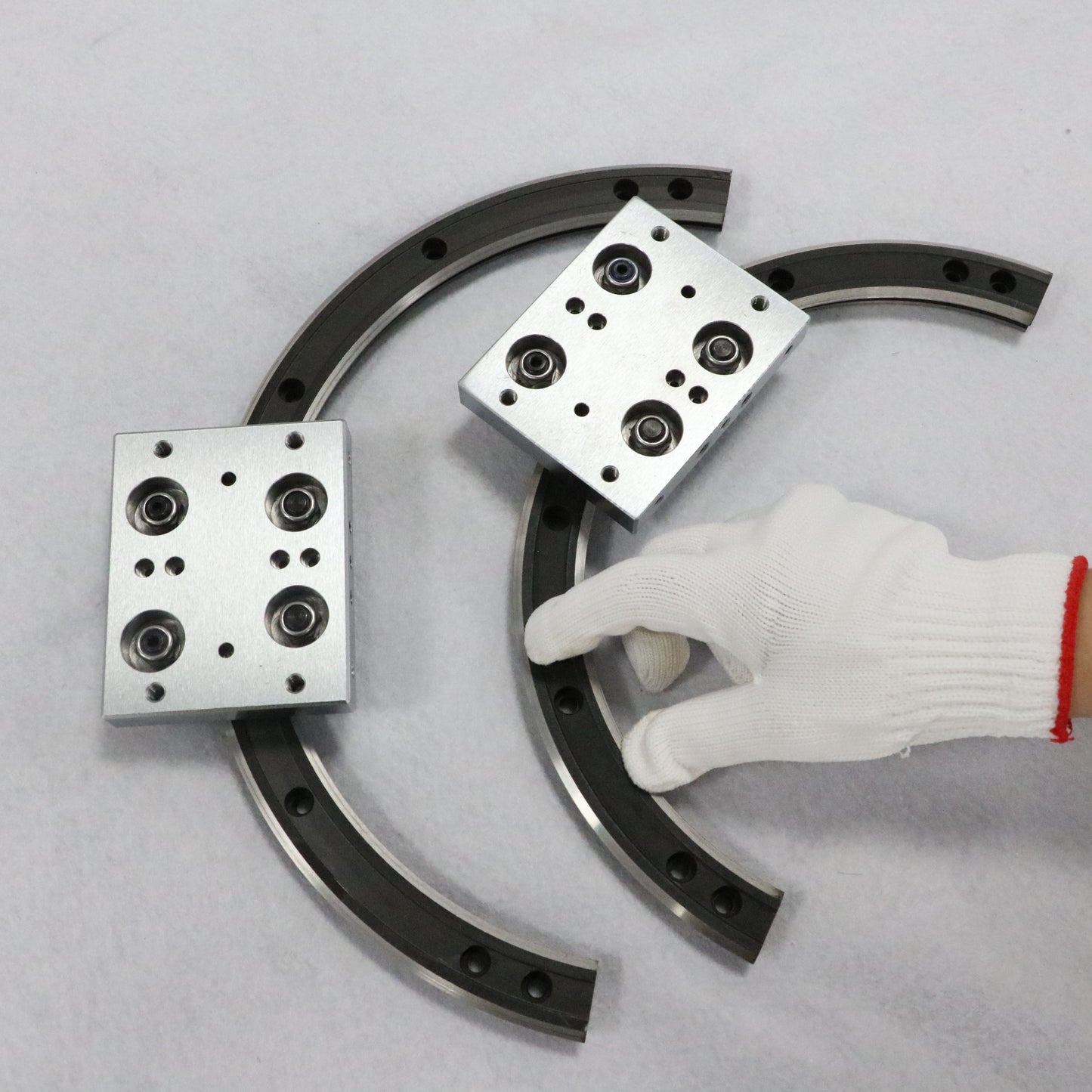 Fully compatible linear guide rails, circular guide rail conveyor lines, and multi-category workpiece inspection production lines.