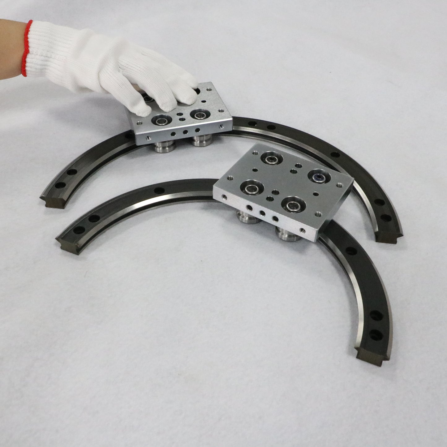 Fully compatible linear guide rails, circular guide rail conveyor lines, and multi-category workpiece inspection production lines.