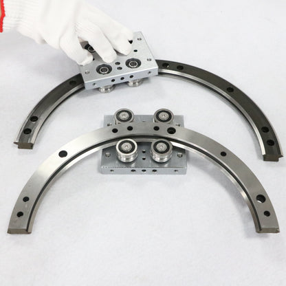 Fully compatible linear guide rails, circular guide rail conveyor lines, and multi-category workpiece inspection production lines.