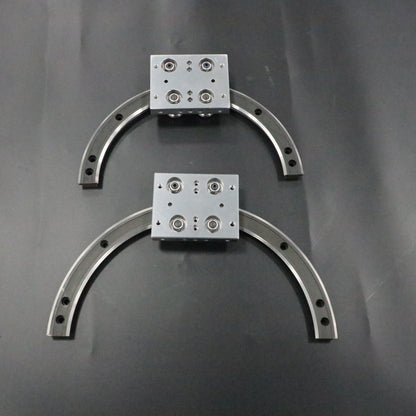 Wind-resistant and sand-resistant linear guide rails, circular guide rail conveyor lines, and outdoor photovoltaic lighting assembly production lines.