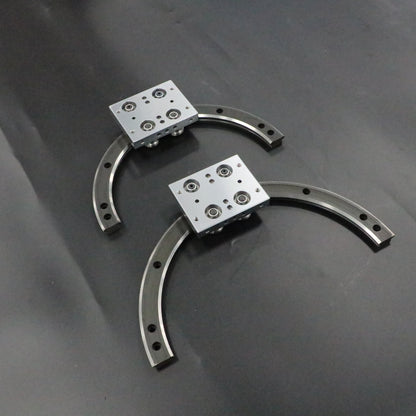 Wind-resistant and sand-resistant linear guide rails, circular guide rail conveyor lines, and outdoor photovoltaic lighting assembly production lines.