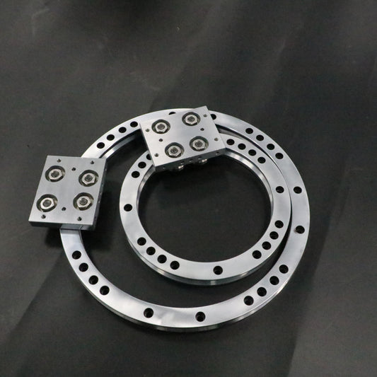 Double-row parallel linear guide rails, circular guide rail conveyor line, wire harness terminal assembly line
