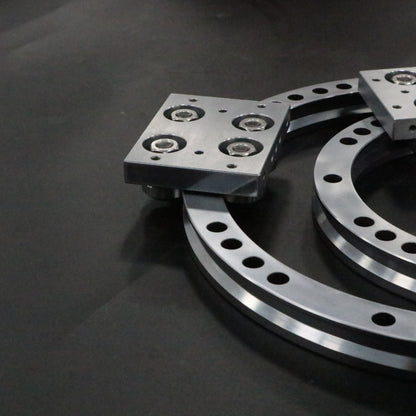 Double-row parallel linear guide rails, circular guide rail conveyor line, wire harness terminal assembly line