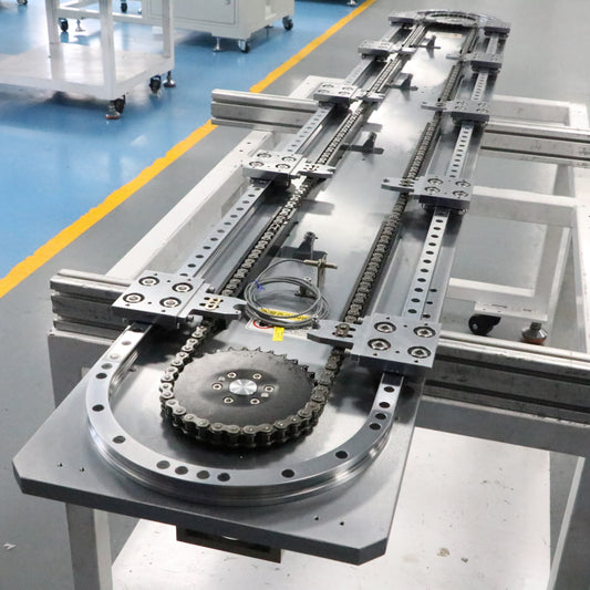 High-precision positioning linear guide rail, circular guide rail conveyor line, watch movement assembly production line