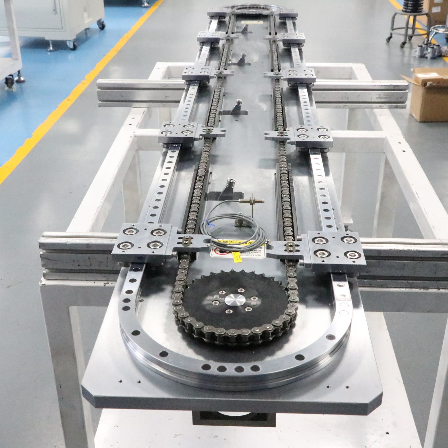 High-precision positioning linear guide rail, circular guide rail conveyor line, watch movement assembly production line