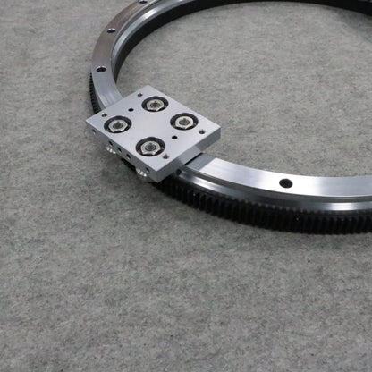 High-load side-mounted linear guide rail, circular guide rail conveyor line, automatic conveyor line for industrial oven parts.