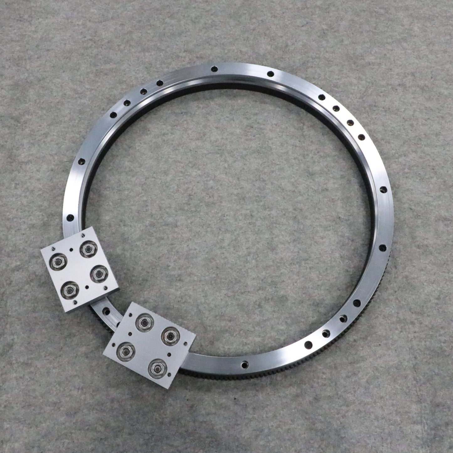 High-load side-mounted linear guide rail, circular guide rail conveyor line, automatic conveyor line for industrial oven parts.