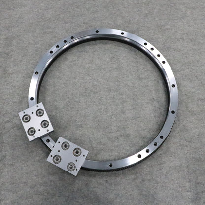 High-load side-mounted linear guide rail, circular guide rail conveyor line, automatic conveyor line for industrial oven parts.