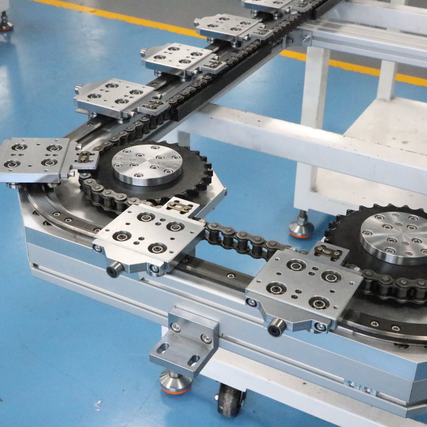 High-rigidity and stable linear guide rails, circular guide rail conveyor lines, energy storage module assembly lines