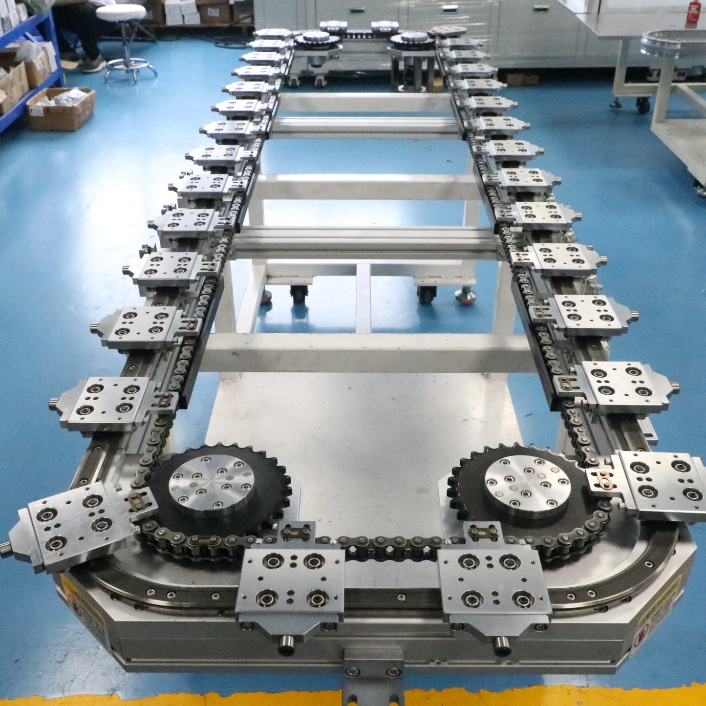 High-rigidity and stable linear guide rails, circular guide rail conveyor lines, energy storage module assembly lines