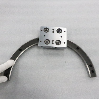 Thickened and reinforced linear guide rails, circular guide rail conveyor lines, warehouse hardware turnover conveyor lines