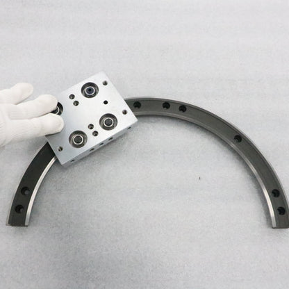Thickened and reinforced linear guide rails, circular guide rail conveyor lines, warehouse hardware turnover conveyor lines