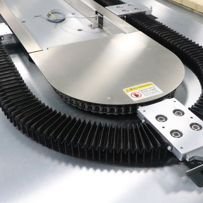 Oil-resistant and non-stick linear guides, circular guide conveyor lines, and machining production lines for mechanical parts.
