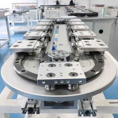 Quick-connect linear guide rails, circular guide rail conveyor lines, modular tooling conveyor production lines