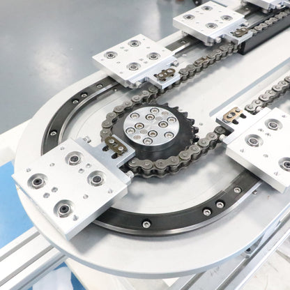 Quick-connect linear guide rails, circular guide rail conveyor lines, modular tooling conveyor production lines