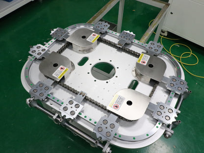 Low-wear, long-life linear guides, circular guide conveyor lines, motor component assembly lines