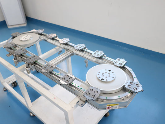 Reinforced load-bearing linear guide rails, circular guide rail conveyor lines, chassis and cabinet component conveyor lines.