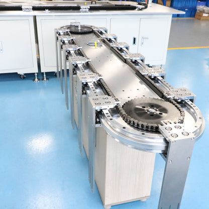 Shock-resistant alloy steel Driven track system for automotive harness routing and multi-angle conveying lines