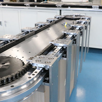 Shock-resistant alloy steel Driven track system for automotive harness routing and multi-angle conveying lines