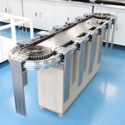 Shock-resistant alloy steel Driven track system for automotive harness routing and multi-angle conveying lines