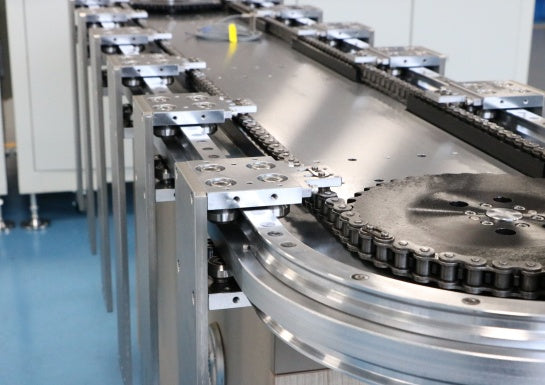 Shock-resistant alloy steel Driven track system for automotive harness routing and multi-angle conveying lines
