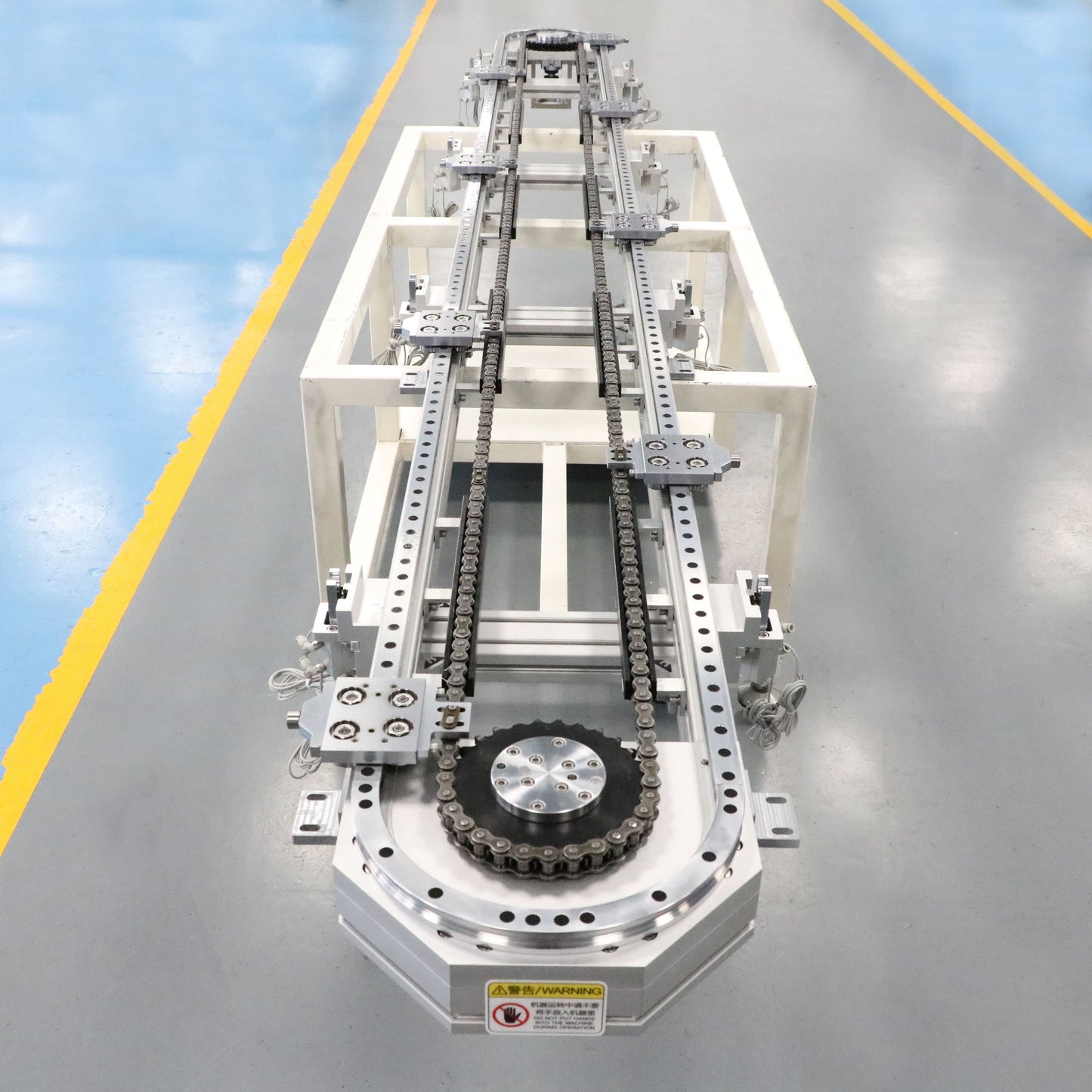 High load quenched alloy curved linear guide for lithium energy storage PACK multi-station automatic circulating processing lines