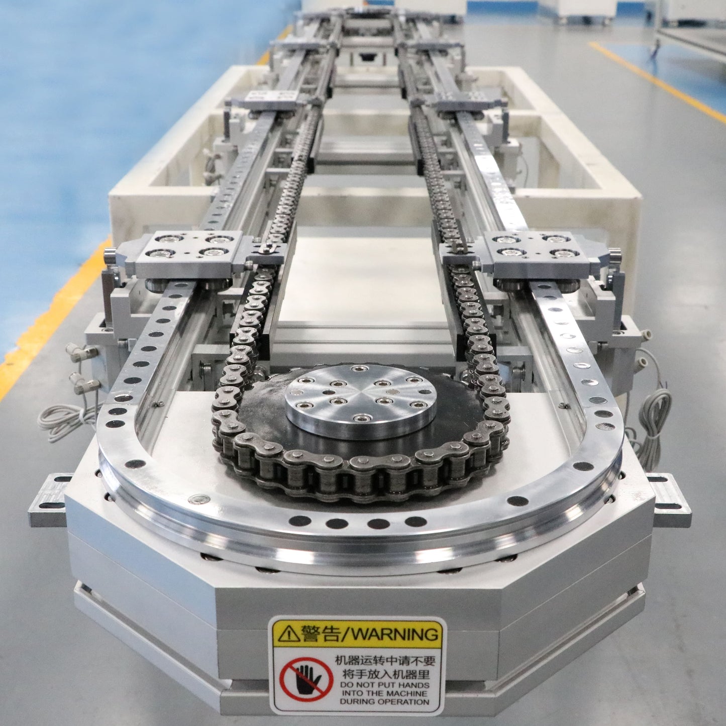 High load quenched alloy curved linear guide for lithium energy storage PACK multi-station automatic circulating processing lines