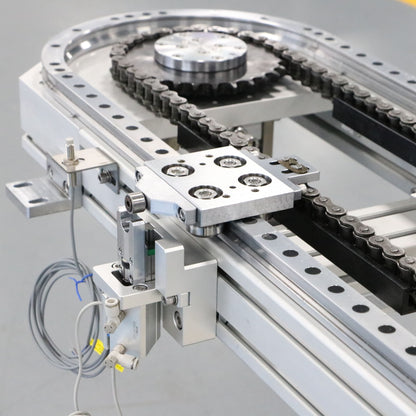 High load quenched alloy curved linear guide for lithium energy storage PACK multi-station automatic circulating processing lines