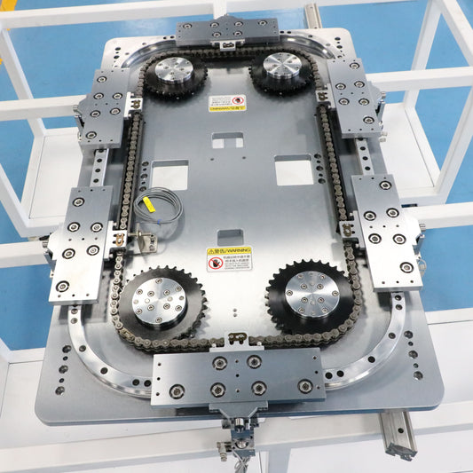 Rectangular track system: Curved guide rail with Excellent Operational Stability