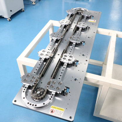 Annular guide rail low-loss long-lasting Driven track system