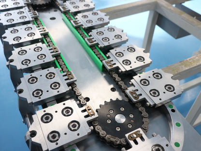 Lateral limiting linear guide rail, circular guide rail conveyor line, door and window hardware assembly production line
