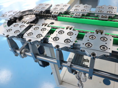 Lateral limiting linear guide rail, circular guide rail conveyor line, door and window hardware assembly production line