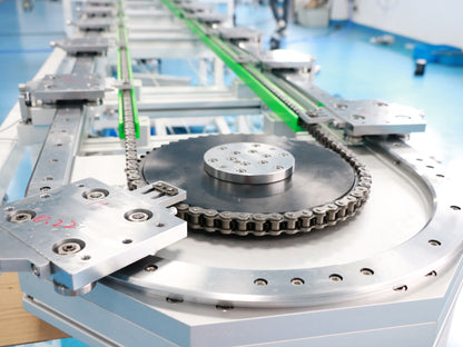 Buffer-type linear guides, circular guide conveyor lines, and fragile component assembly lines.