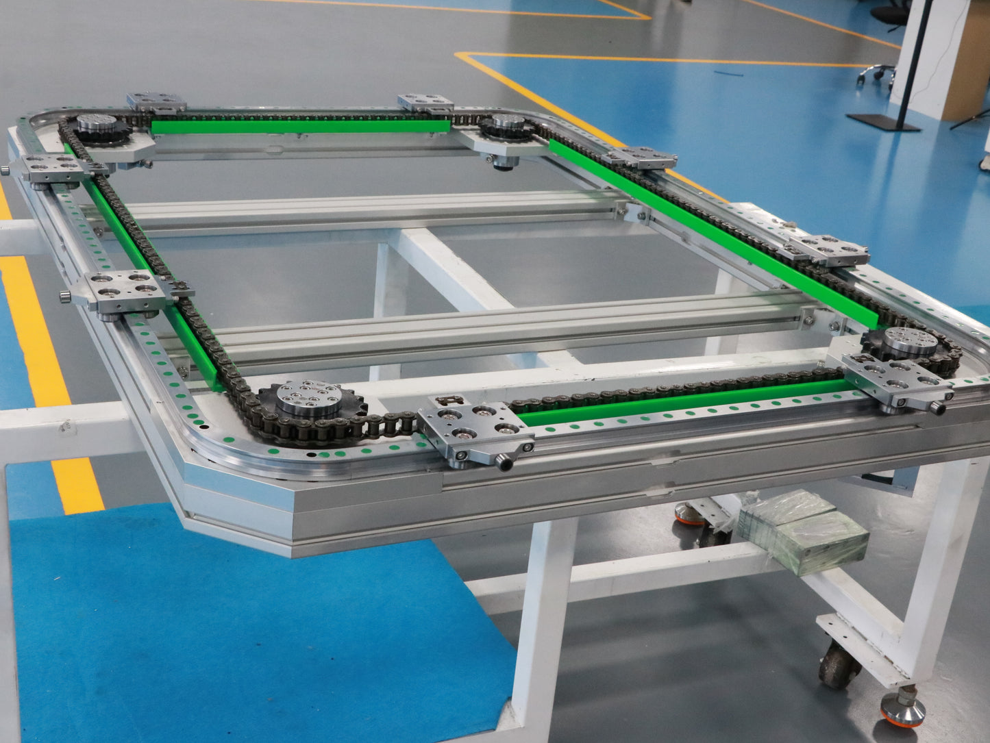 Strong and impact-resistant linear guide rails, circular guide rail conveyor lines, agricultural machinery small parts assembly lines
