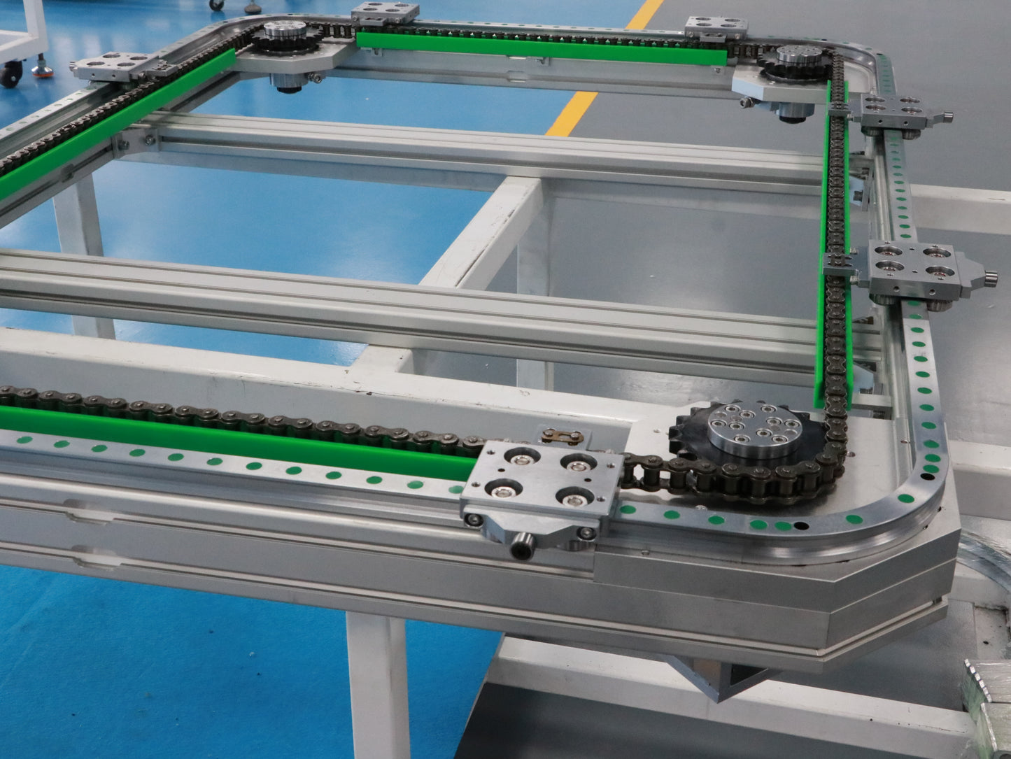 Strong and impact-resistant linear guide rails, circular guide rail conveyor lines, agricultural machinery small parts assembly lines