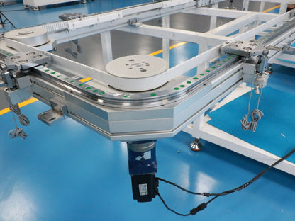 Uniform transmission linear guide rail, circular guide rail conveyor line, toy model assembly line