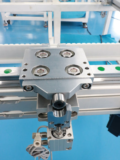 Uniform transmission linear guide rail, circular guide rail conveyor line, toy model assembly line