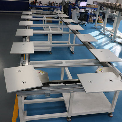 Buffer and shock-absorbing slider linear guide, circular guide conveyor line, glass fragile parts conveyor line.