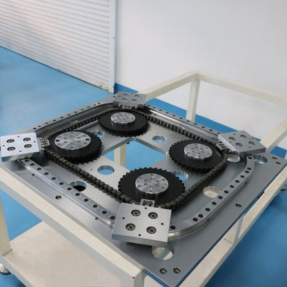 Rust-resistant passivated linear guides, circular guide conveyor lines, and workpiece transfer lines in humid workshops.
