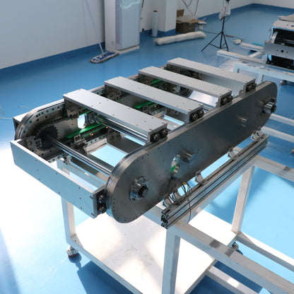 Precision linear guides with micro-gap, circular guide rail conveyor lines, optical lens inspection lines