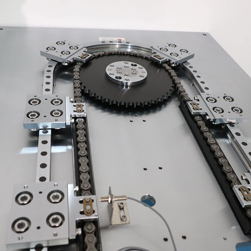 Vacuum environment compatible linear guide rails, circular guide rail conveyor lines, laboratory equipment assembly lines