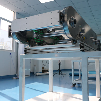 Precision linear guides with micro-gap, circular guide rail conveyor lines, optical lens inspection lines
