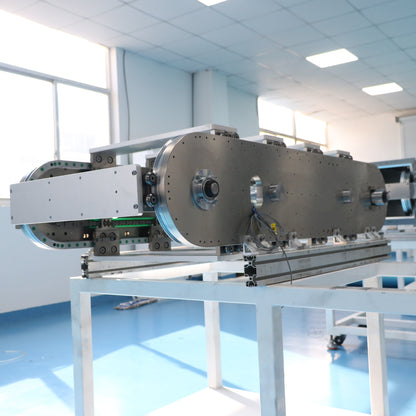 Precision linear guides with micro-gap, circular guide rail conveyor lines, optical lens inspection lines