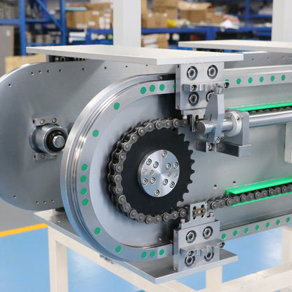 Precision linear guides with micro-gap, circular guide rail conveyor lines, optical lens inspection lines
