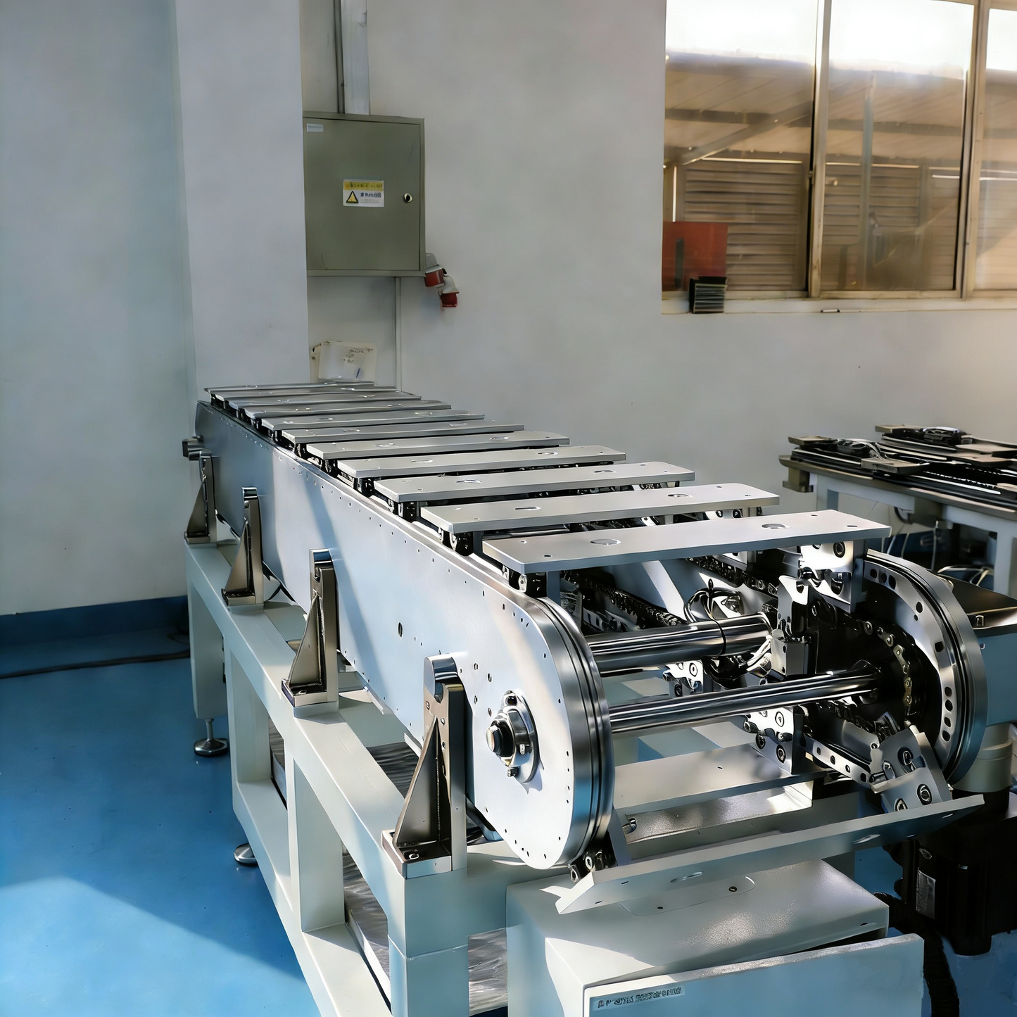 Deep groove grease storage linear guide, circular guide conveyor line, long-term working condition parts conveyor line