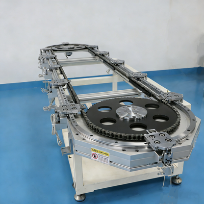 Ultra-thin embedded linear guide rails, circular guide rail conveyor lines, narrow box component assembly lines
